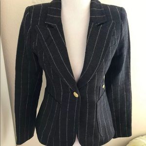 US2/4 Smythe 100% Linen Duchess Blazer Jacket